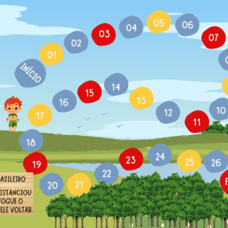 jogo tabuleiro folclore Curupira