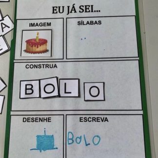Fichas de alfabetização