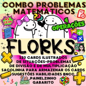 COMBO 120 PROBLEMAS MATEMÁTICOS FLORKS