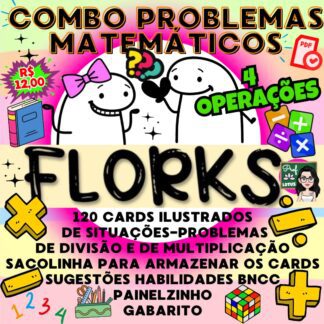 COMBO 120 PROBLEMAS MATEMÁTICOS FLORKS