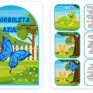 História na luva : A borboleta azul