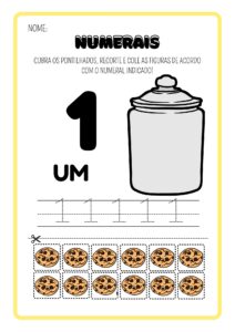 Números – Recorte e Colagem