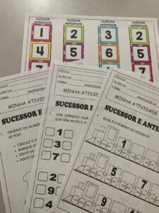 ATIVIDADES E JOGO- SUCESSOR E ANTECESSOR