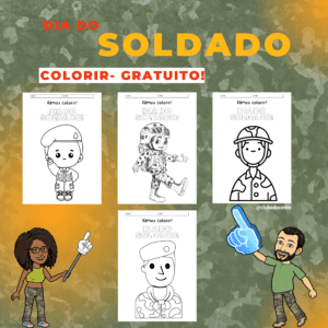Colorir: Dia do Soldado