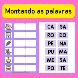 Monte as palavras