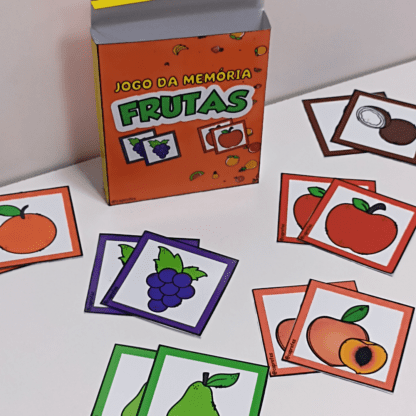 Kit jogo da memória + fichas das frutas - Image 2