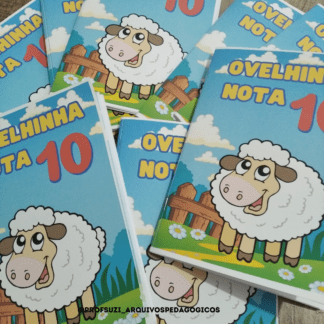 Caderninho Ovelhinha nota 10