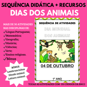 Sequência didática completa – Dia dos animais