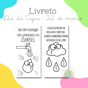 FOLDER – LIVRETO – DIA DA ÁGUA