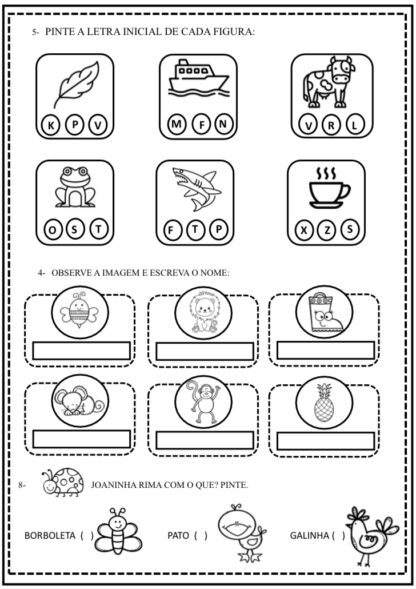 AVALIACAO 1º ANO- LÍNGUA PORTUGUESA E MATEMÁTICA ✏️ - Image 5