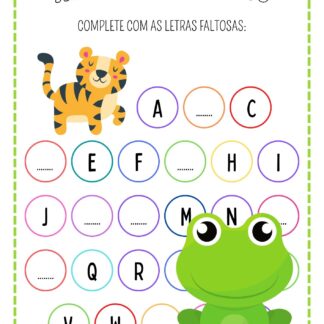 8 Atividades - Alfabeto