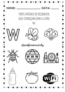 Caderno Letras e Pintura