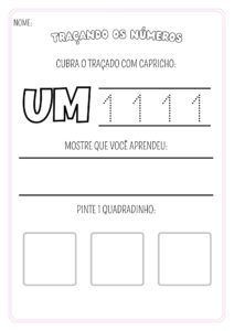 Traçando os Números