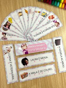 Frases simples para leitura