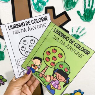 Livrinho de colorir - Dia da árvore