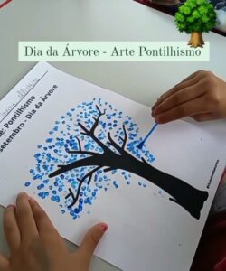 DIA DA ÁRVORE – ARTE EM PONTILHISMO