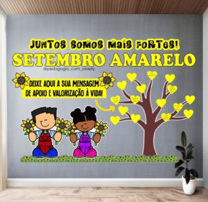 ARQUIVO – PAINEL INTERATIVO SETEMBRO AMARELO