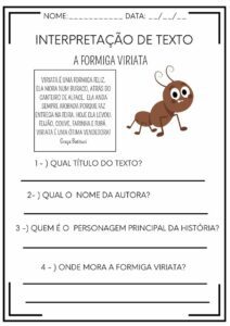 4 Atividades – Interpretação de Textos