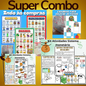 SUPER COMBO Sistema Monetário Brasileiro Atividades + Indo às compras