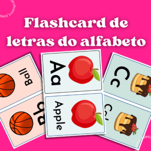 FLASHCARDS DO ALFABETO EM INGLÊS