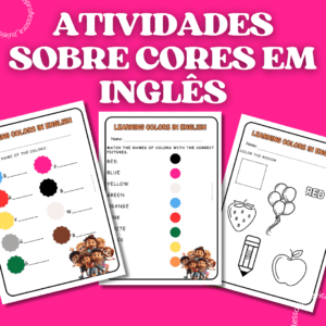 ATIVIDADES SOBRE CORES EM INGLÊS