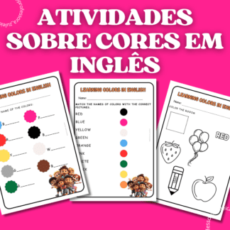 ATIVIDADES SOBRE CORES EM INGLÊS