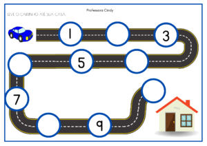 Sequência Numérica – Carrinhos