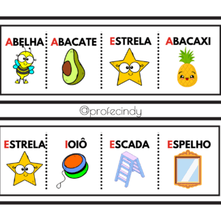 Fichas Som Inicial - Vogais