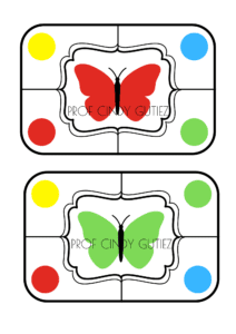 Pareamento de Cores – Borboleta