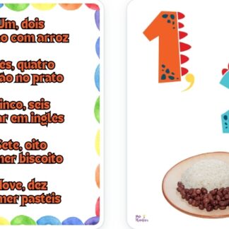 Parlenda 1,2, 3 feijão com arroz