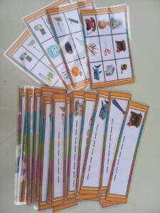 Bingo, ouvindo e escrevendo!