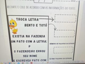 SEQUENCIA DIDÁTICA TROCA LETRAS