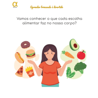 Educação Alimentar Infantil - com exercícios e jogo