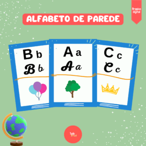 Alfabeto de parede – 4 formas