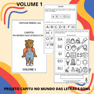 CAPITU NO MUNDO DAS LETRAS E SONS – VOL 1