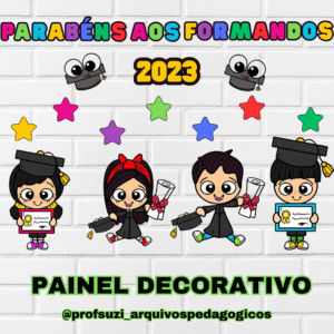 PAINEL DECORATIVO FORMATURA 2023👩‍🎓