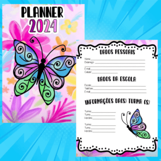 Planner 2025 borboleta