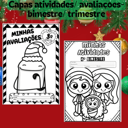 Atividades Português e Matemática Natal 1º ano ao 5º ano - Image 2