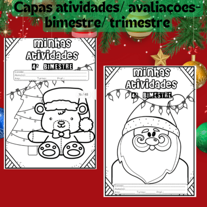 Atividades Português e Matemática Natal 1º ano ao 5º ano - Image 8