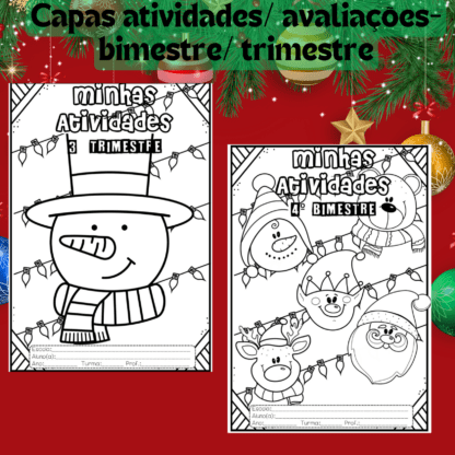 Atividades Português e Matemática Natal 1º ano ao 5º ano - Image 7