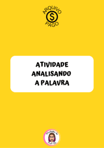 Analisando a palavra