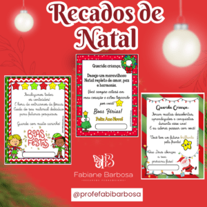 RECADINHOS (Caderno e Material didático)🎄⭐️