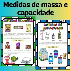 Kit Atividades Medidas de Massa e Capacidade