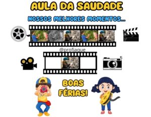 Painel aula da saudade
