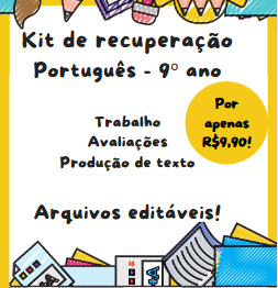 Kit de Recuperação de Português - 9º ano