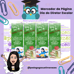 Marcador – Dia do Diretor Escolar