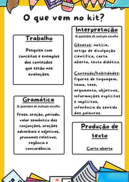 Kit de Recuperação de Português - 9º ano - Image 2