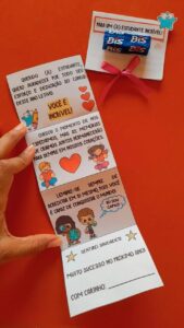 Lembrança de final de ano para os estudantes 💜