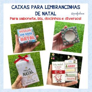 Caixinhas / Caixas de lembrancinha para o Natal