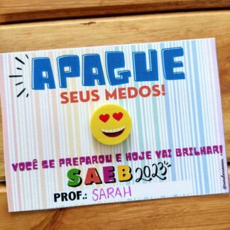 CARTÃO BORRACHA SAEB 2023